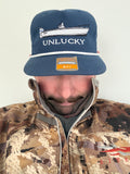 Unlucky Hat - Navy/White